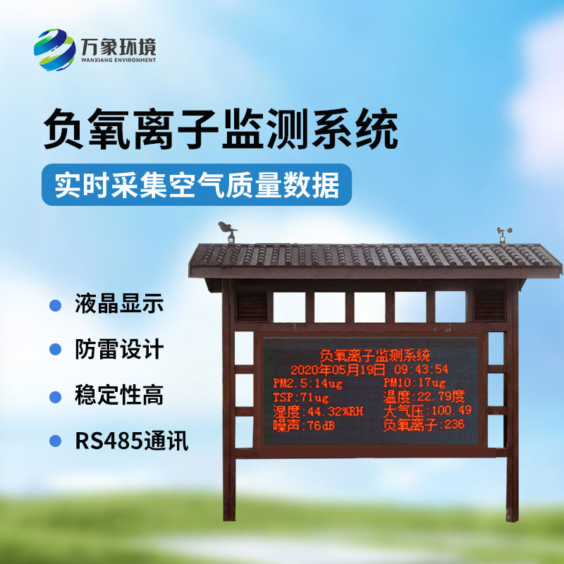 防腐木款負(fù)氧離子監(jiān)測站的多重用途