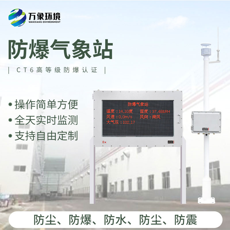 為什么要選擇大屏款防爆氣象站？