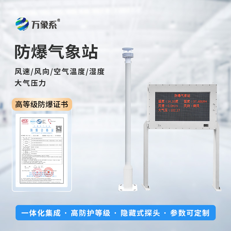 智慧工業(yè)的氣象保障：防爆小型氣象站